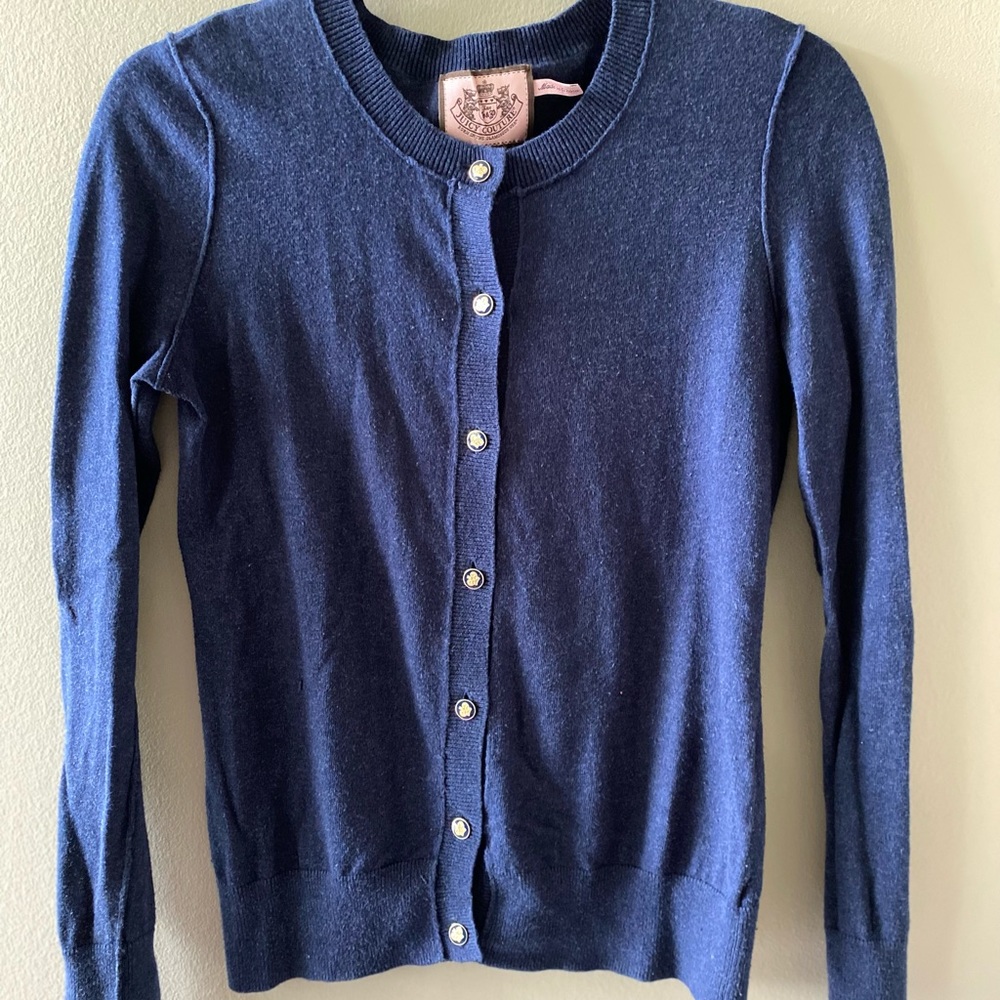 Juicy Couture soft navy cardigan